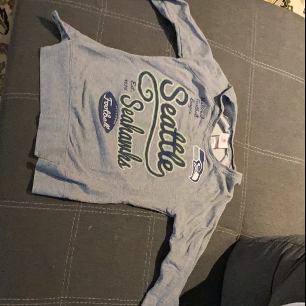 Seahawk sweat shirt. Size small